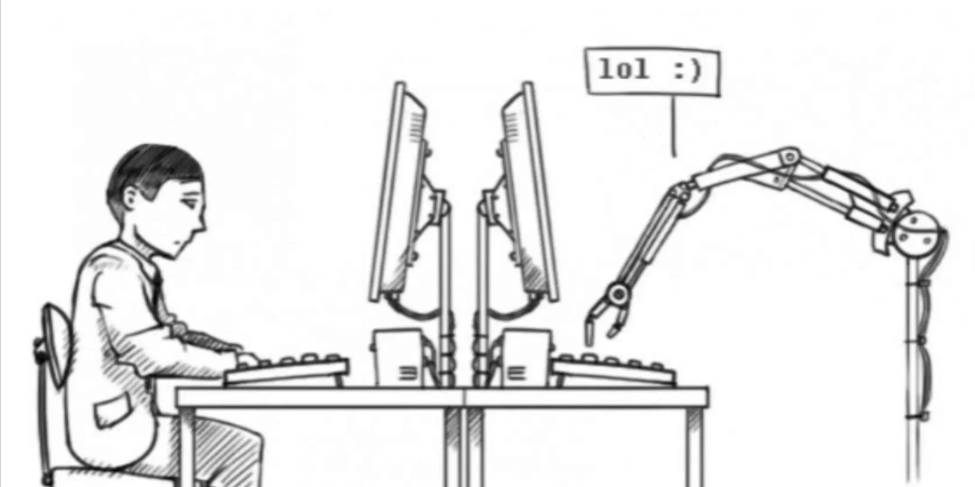 Ejemplo grafico del test de Turing.