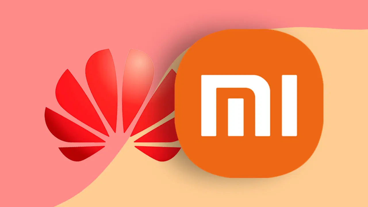 Logo de Huawei y Xiaomi