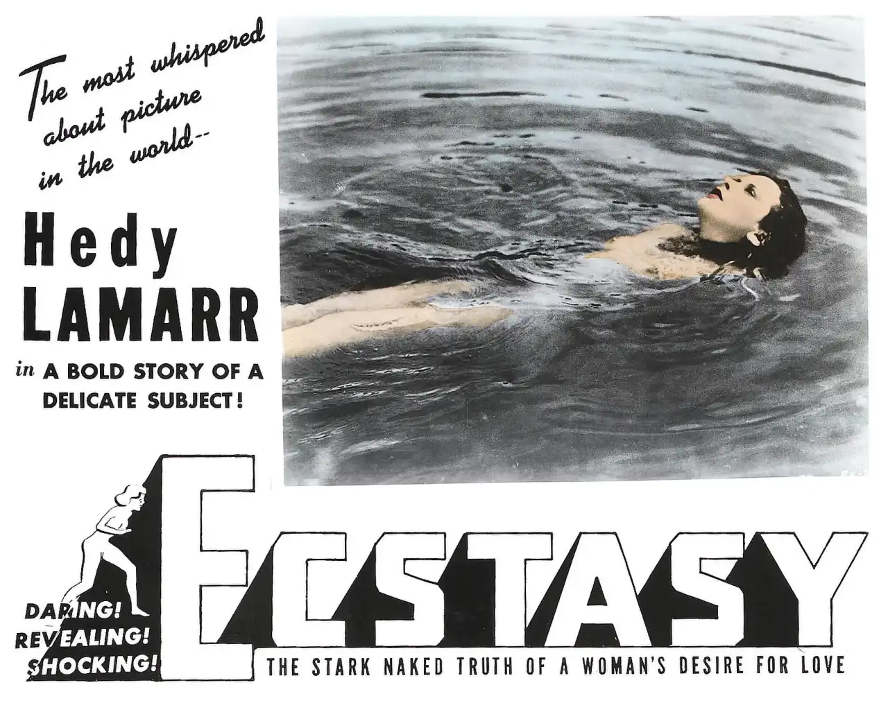 Cartel promocional de Éxtasis en 1933 (Foto de IMBD).