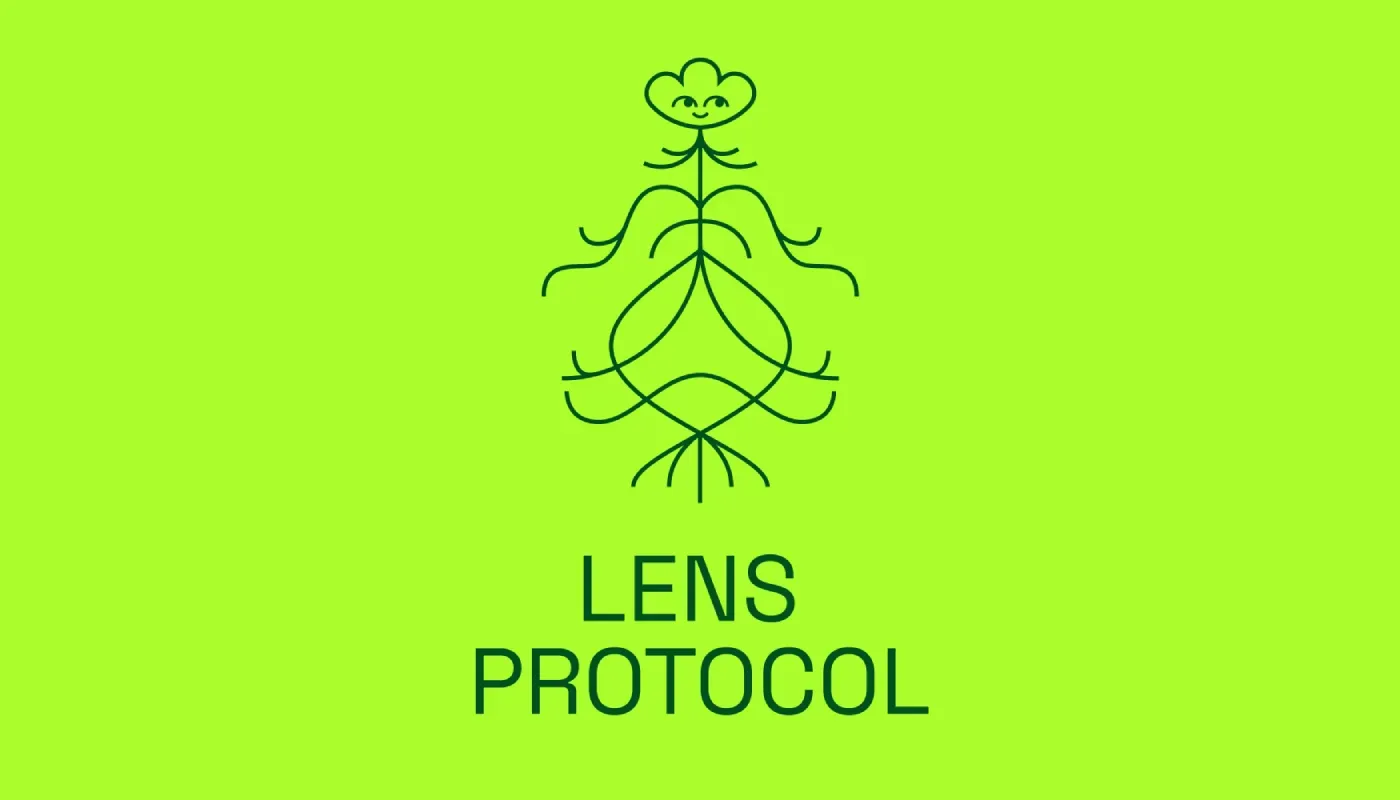 Logo de Lens Protocol.