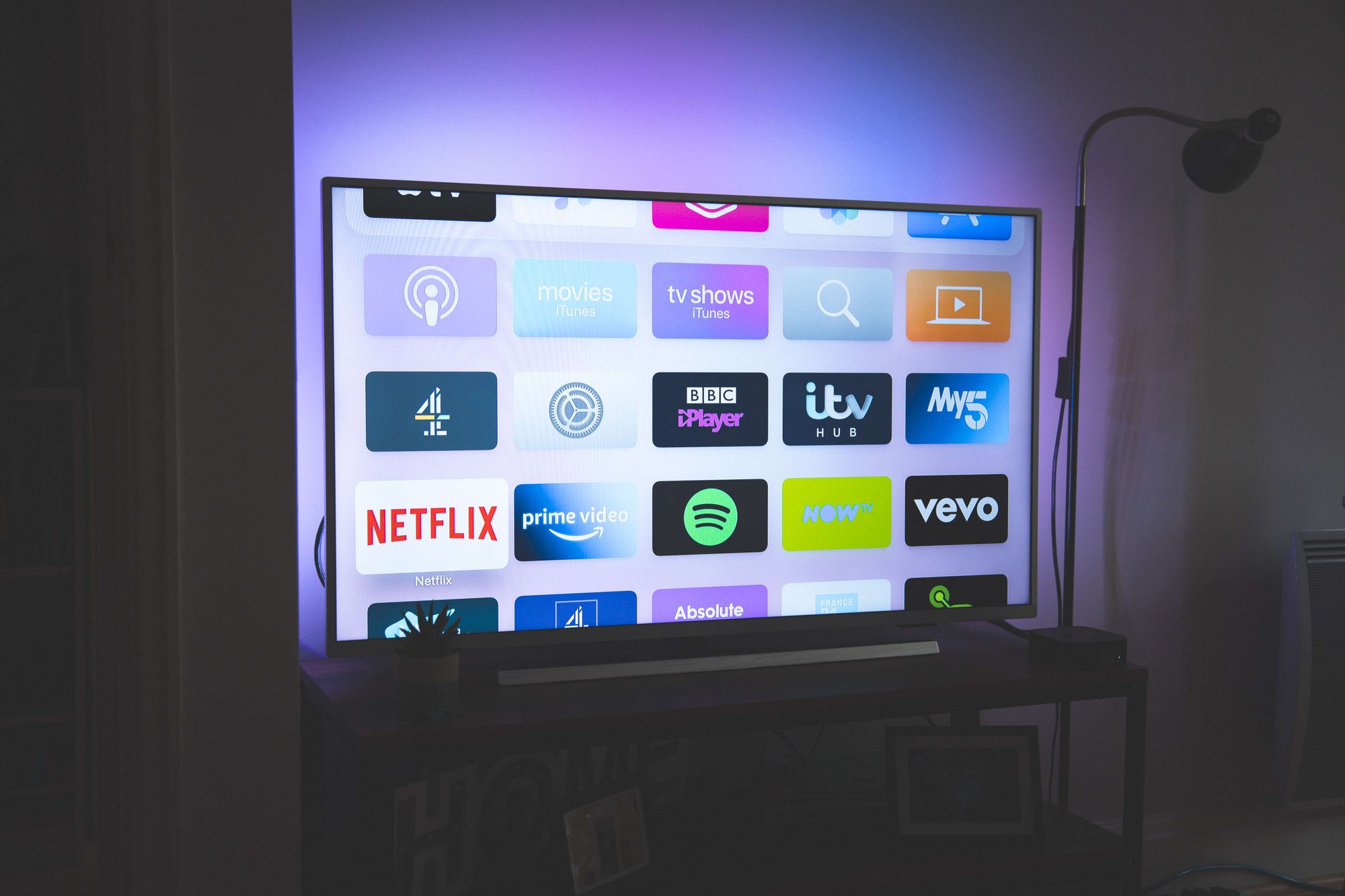 TV con servicios de streaming